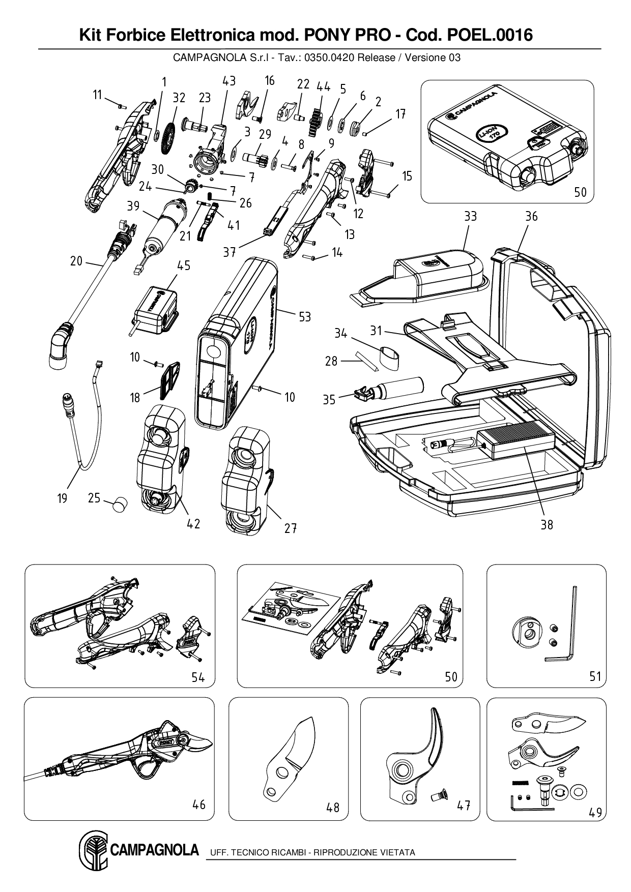 POEL.0016_Kit Forbice Elettronica mod. PONY PRO